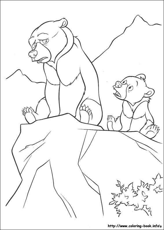 Brother Bear coloring picture